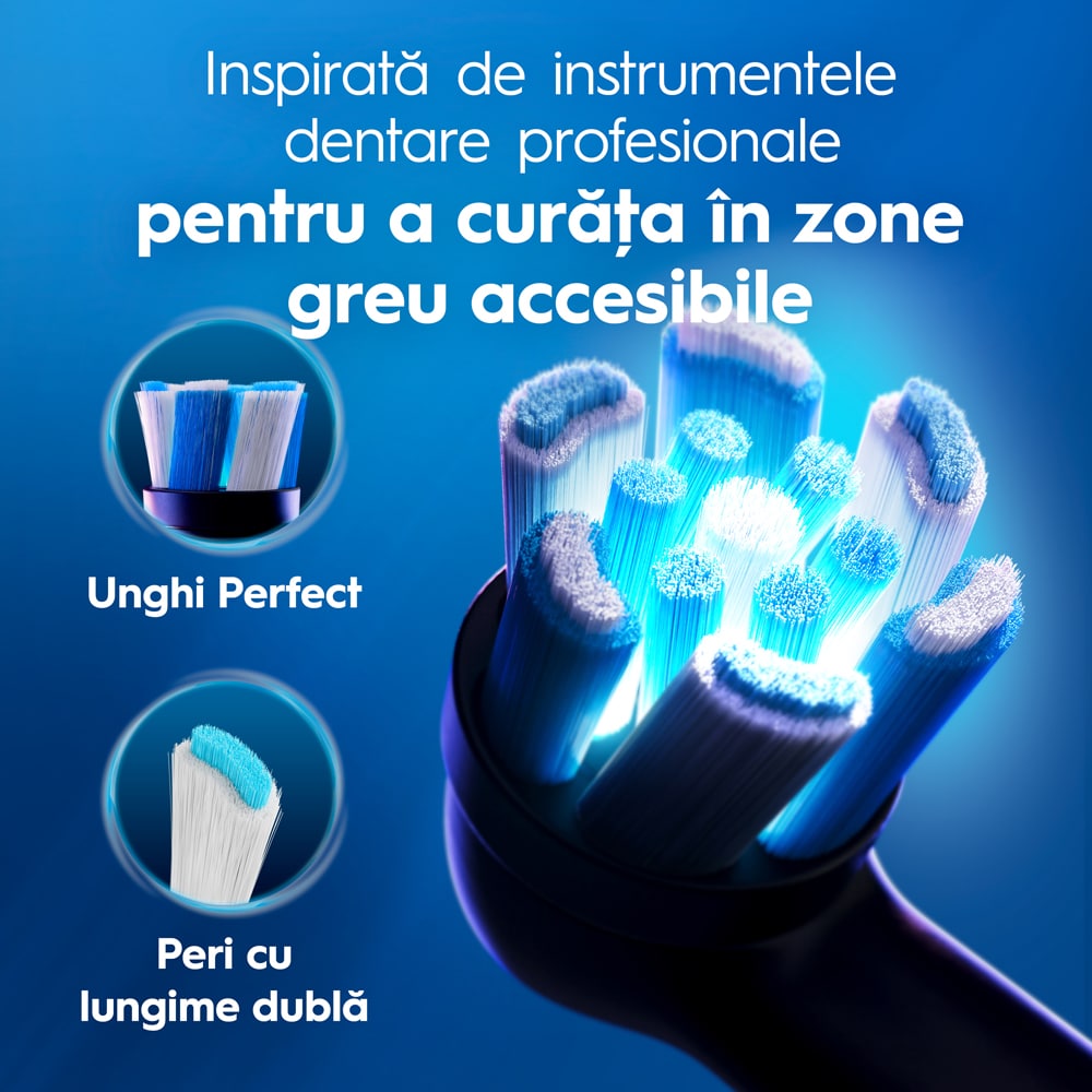 Periuta de dinti electrica ORAL-B iO5 Leopard, 5 programe, 2 capete, negru