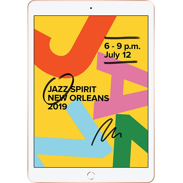 Tableta APPLE iPad 7, 10.2", 128GB, Wi-Fi, Gold
