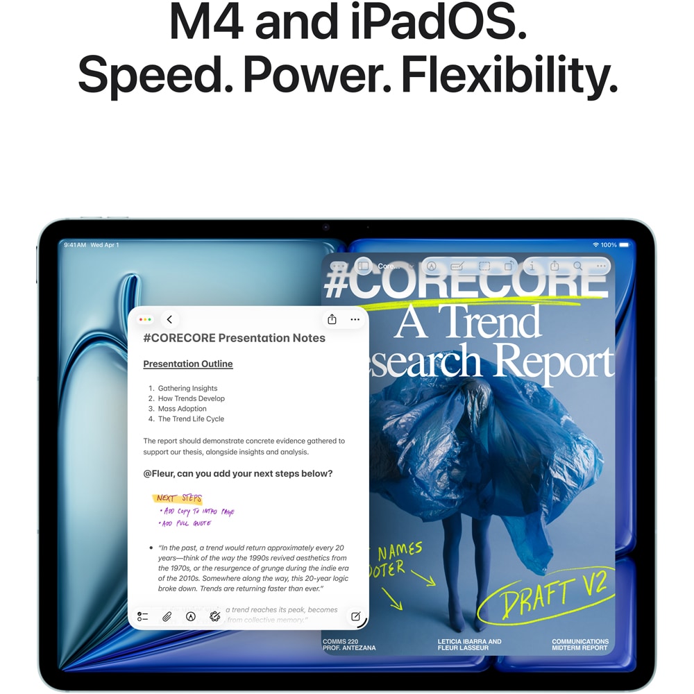 Tableta APPLE iPad Air 11" (M4), 256GB, Cellular, Blue