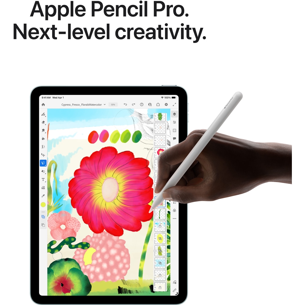 Tableta APPLE iPad Air 13" (M4), 1TB, Wi-Fi, Purple
