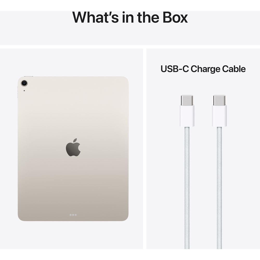 Tableta APPLE iPad Air 13" (M4), 512GB, Wi-Fi, Starlight