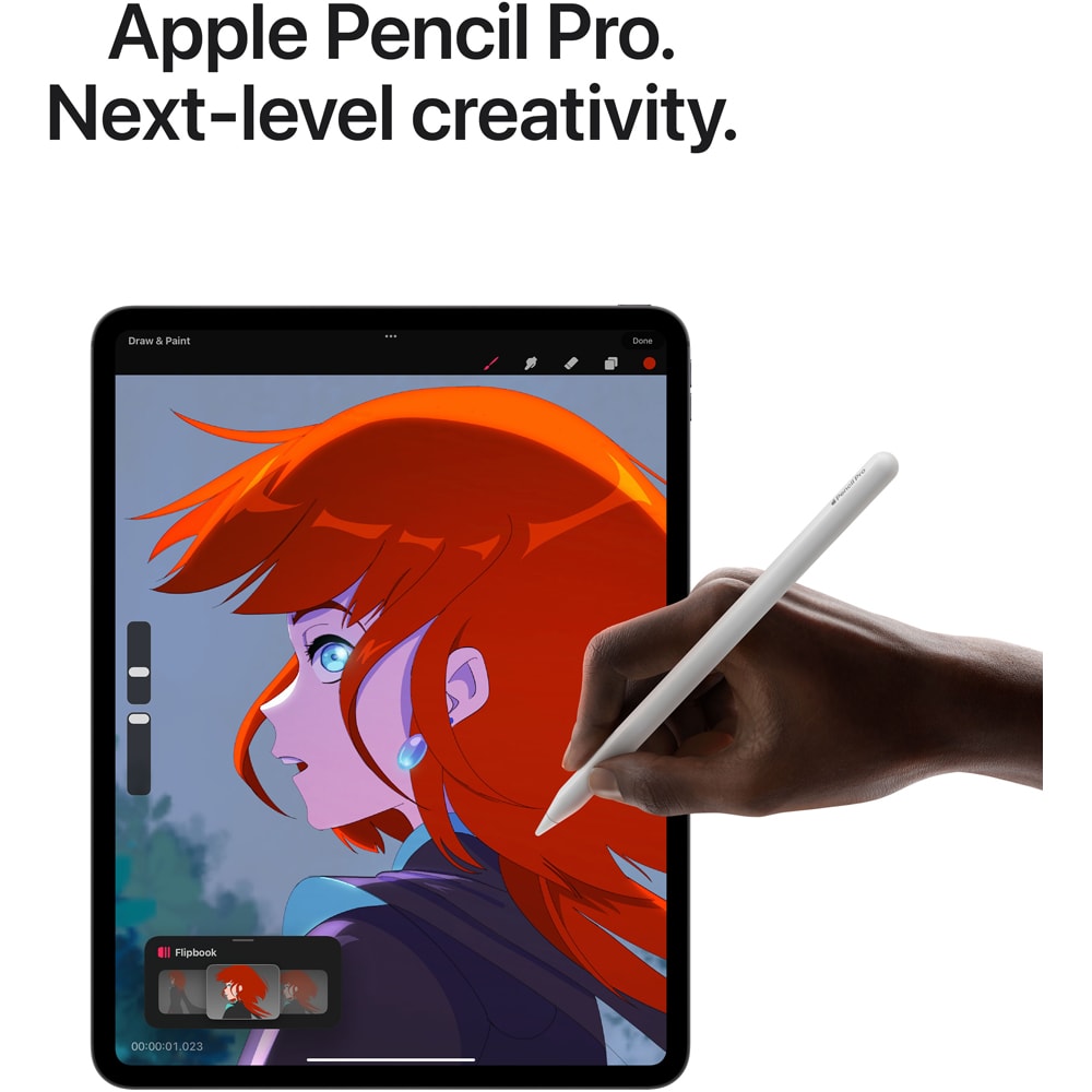Tableta APPLE iPad Pro 11" (M4), 1TB, 16GB RAM, Wi-Fi, Nano-Texture Glass, Silver