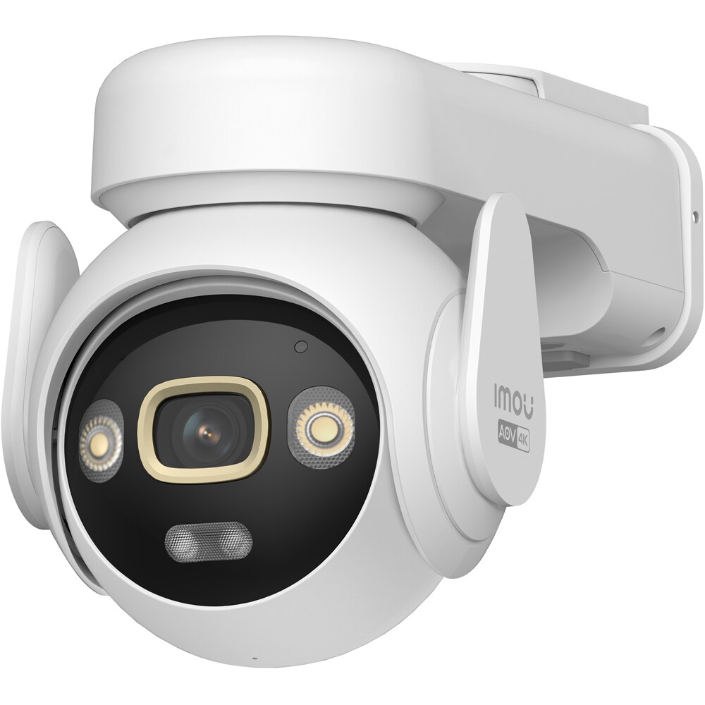 Camera IP Wireless exterior IMOU AOV PT, 4K UHD, 8MP, IR, alb