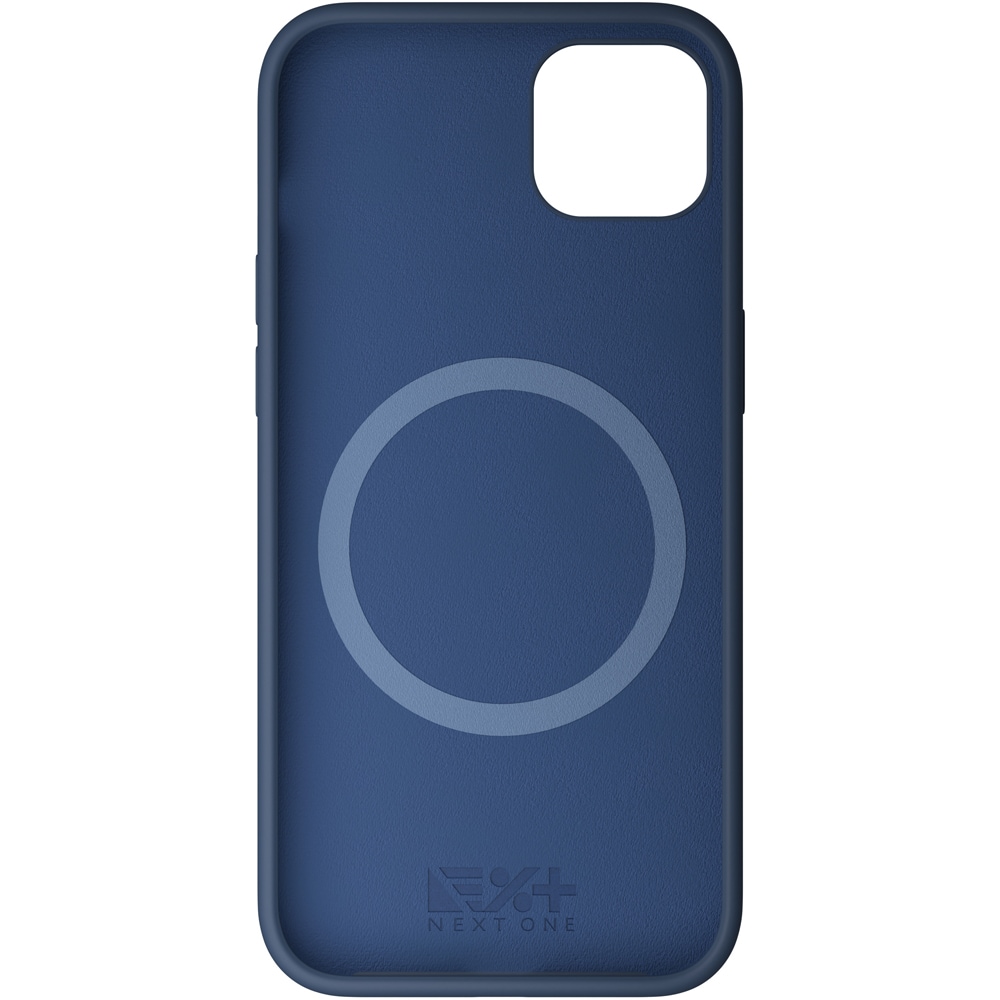 Husa telefon Silicone Case NEXT ONE pentru Apple iPhone 15 Plus, Blue