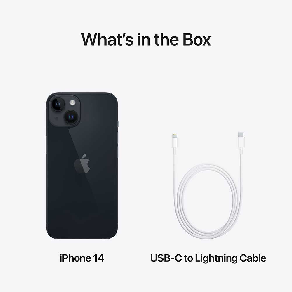 Telefon APPLE iPhone 14 5G, 128GB, Midnight