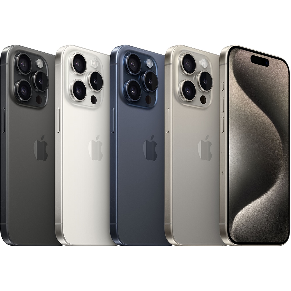 Telefon APPLE iPhone 15 Pro 5G, 128GB, Blue Titanium