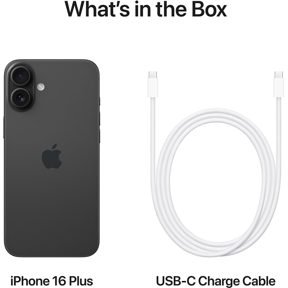 Telefon APPLE iPhone 16 Plus 5G, 256GB, Black