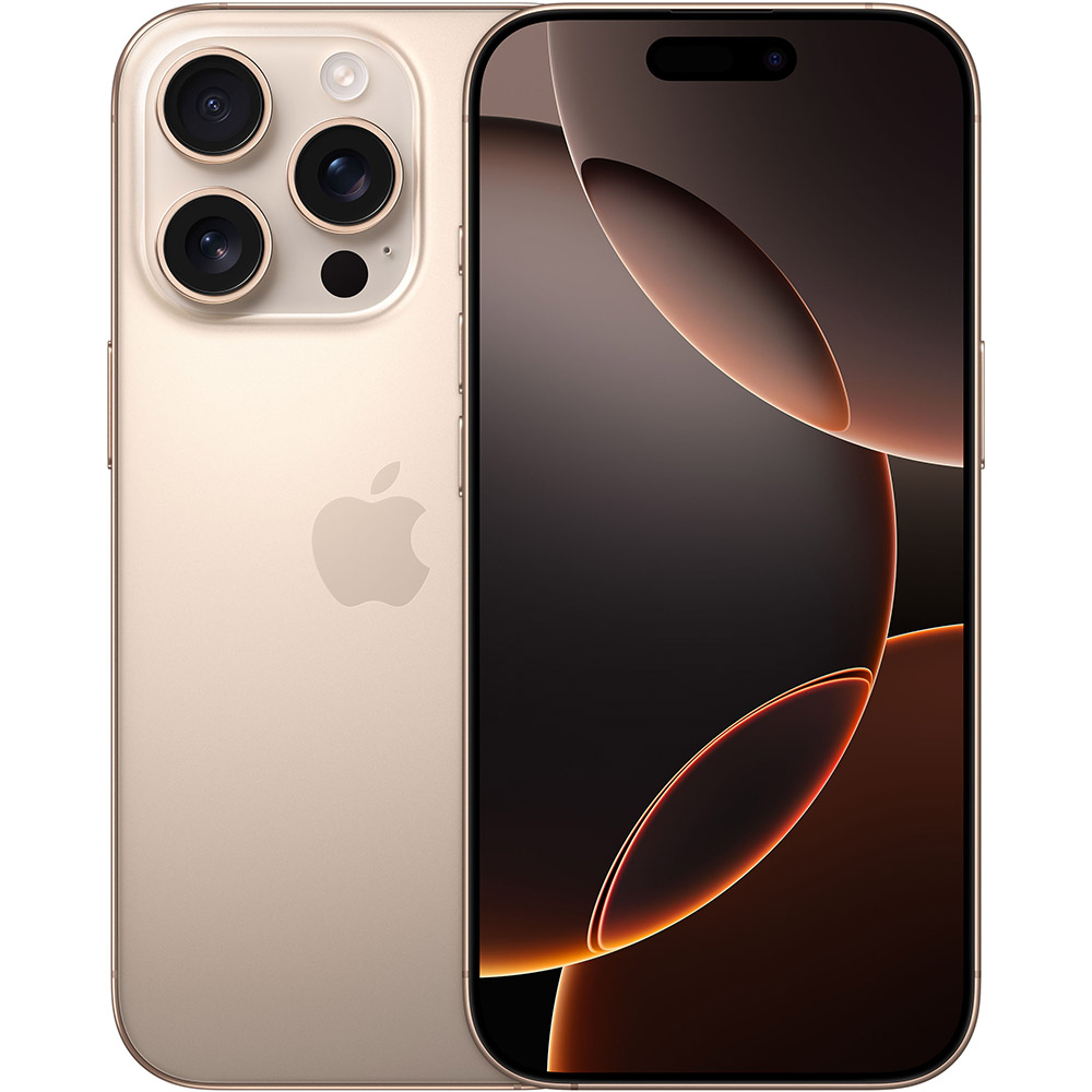 Telefon APPLE iPhone 16 Pro 5G, 128GB, Desert Titanium