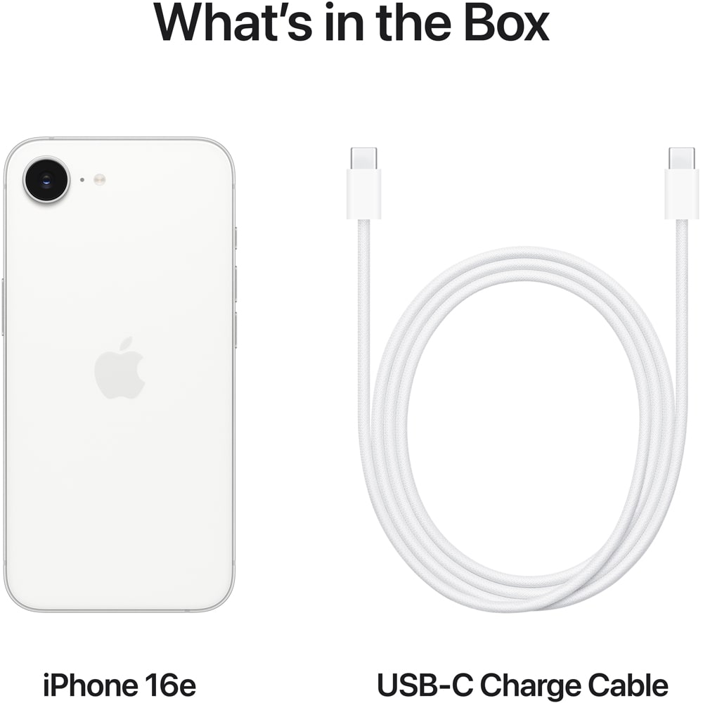 Telefon APPLE iPhone 16E, 512GB, White
