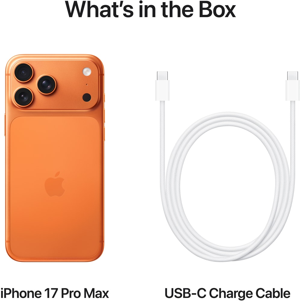 Telefon APPLE iPhone 17 Pro Max 5G, 1TB, Cosmic Orange