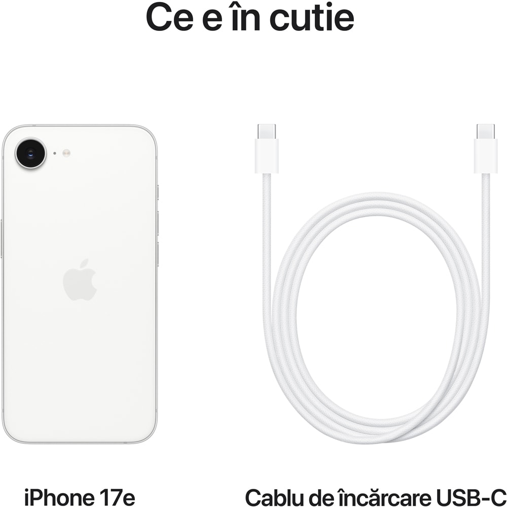 Telefon APPLE iPhone 17E, 512GB, White