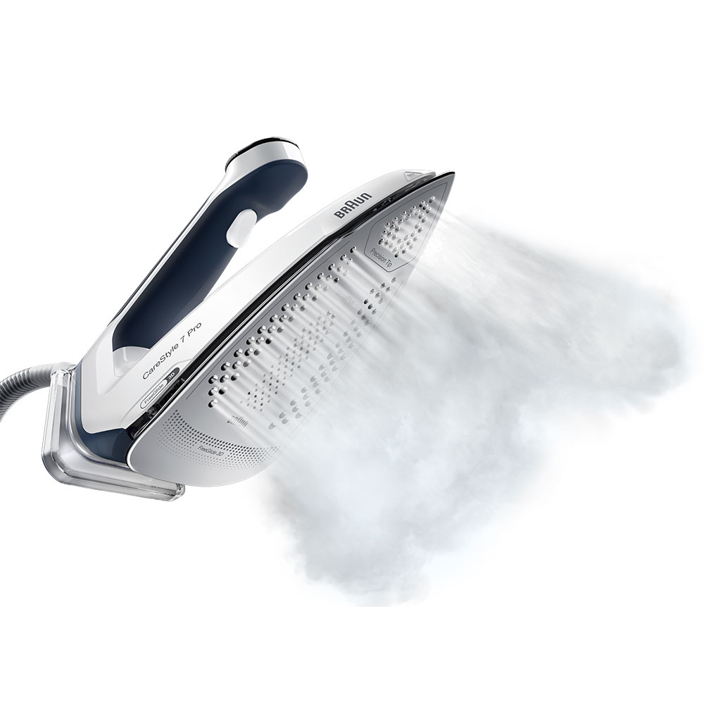 Statie de calcat BRAUN CareStyle 7 Pro IS7282BL, 2700W, 600g/min, 2l, talpa Eloxal Plus, albastru inchis-alb