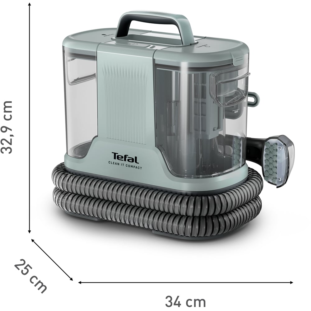Aspirator cu spalare ROWENTA Clean It Hot&Cold IN7021F0, 1.5l, 1150W, maro-gri