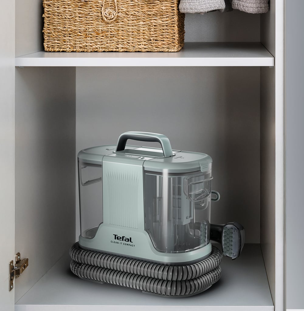 Aspirator cu spalare ROWENTA Clean It Hot&Cold IN7021F0, 1.5l, 1150W, maro-gri
