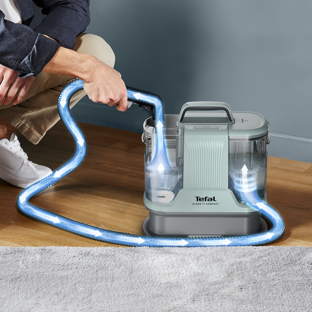 Aspirator cu spalare ROWENTA Clean It Hot&Cold IN7021F0, 1.5l, 1150W, maro-gri