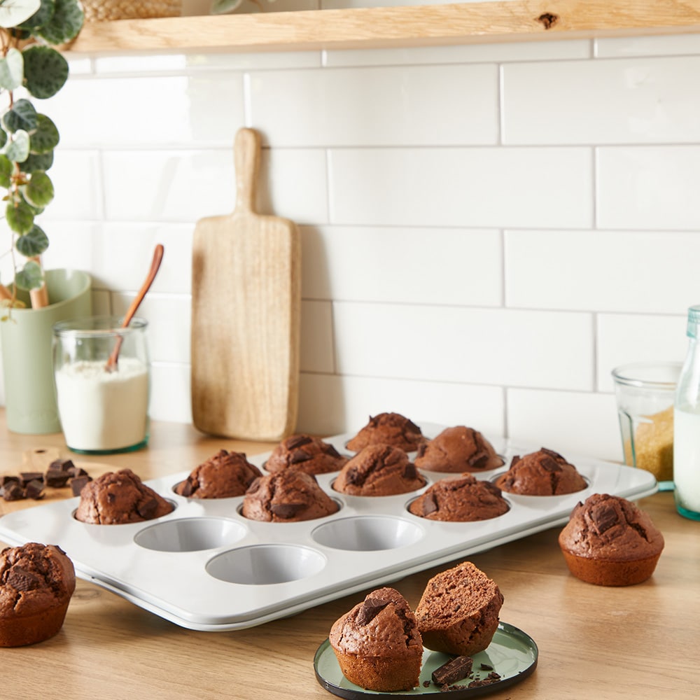 Forma de copt TEFAL Ceramik, 39x27.5cm, otel, verde