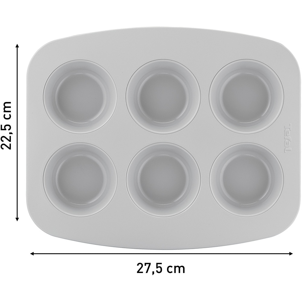 Forma de copt TEFAL Ceramik J1755604, 27.5x22.5cm, otel, verde