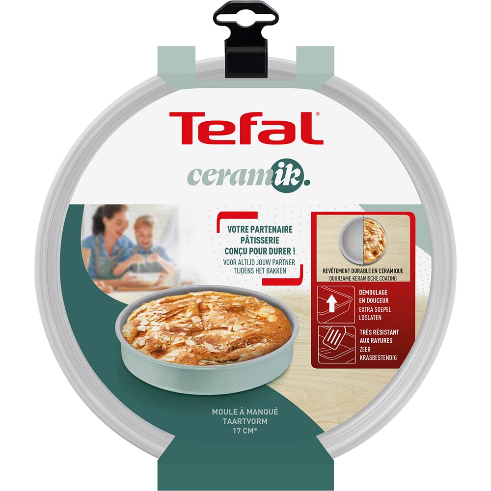 Forma de copt TEFAL Ceramik J1756004, 17cm, otel, verde