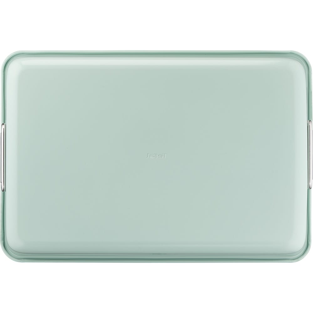 Tava de copt TEFAL Ceramik J1756204, 40x28cm, otel, verde