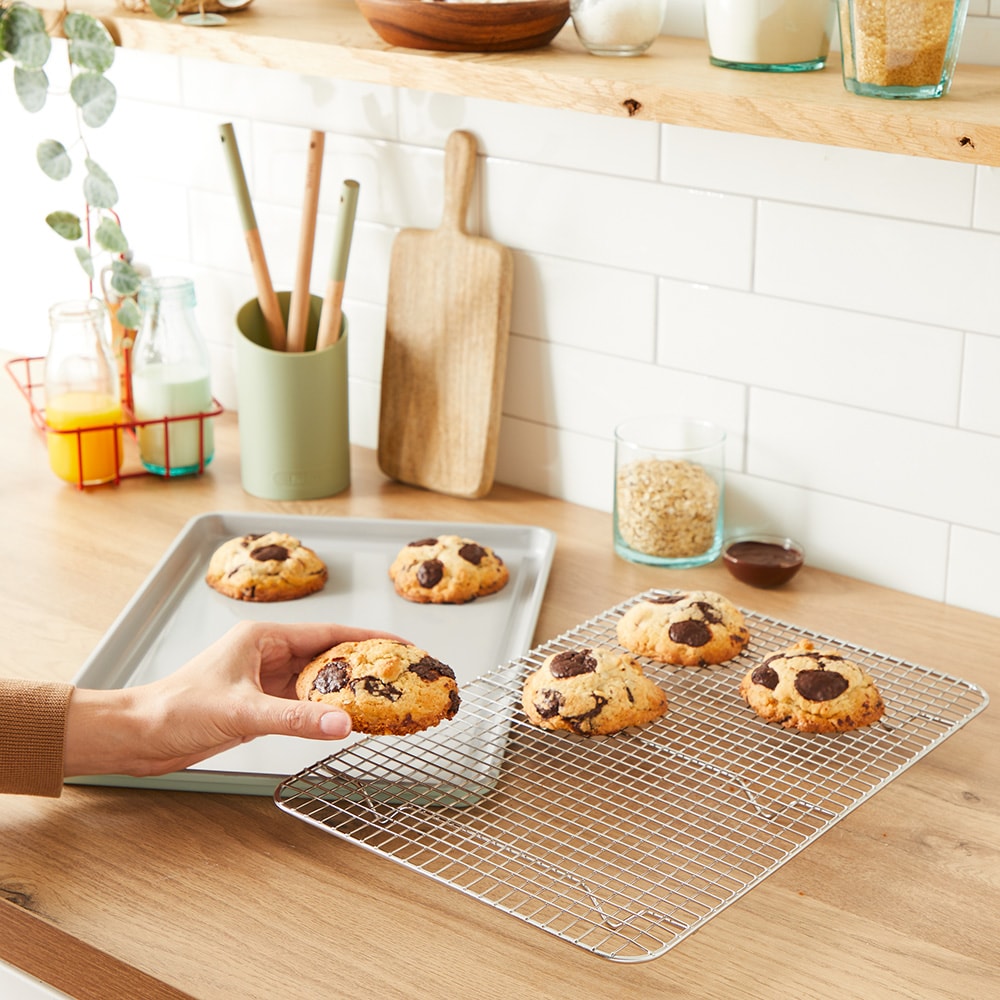 Set pentru copt TEFAL Ceramik J175S204, 39x26cm, otel, verde