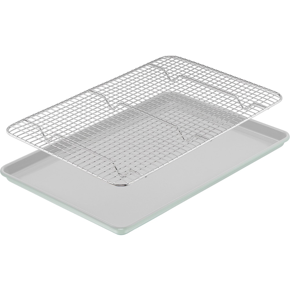 Set pentru copt TEFAL Ceramik J175S204, 39x26cm, otel, verde