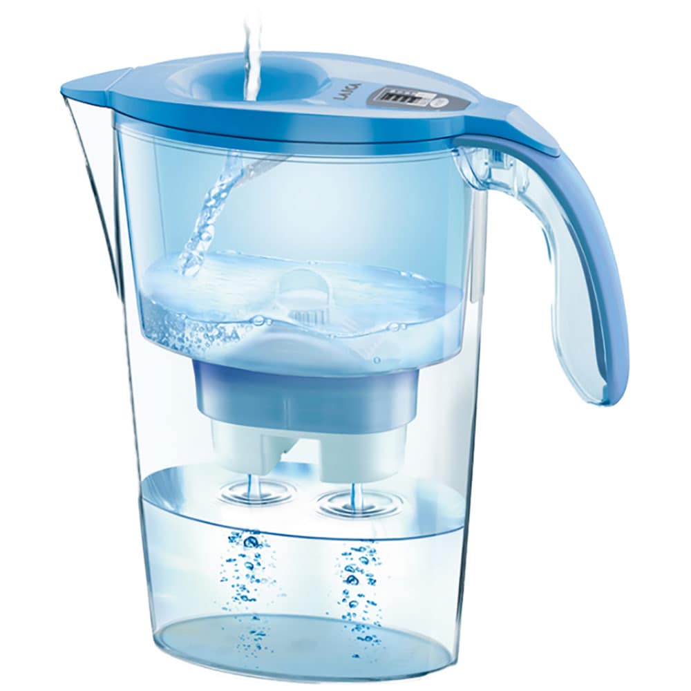 Cana filtranta LAICA Stream J31AD02, 2.3l, albastru-transparent