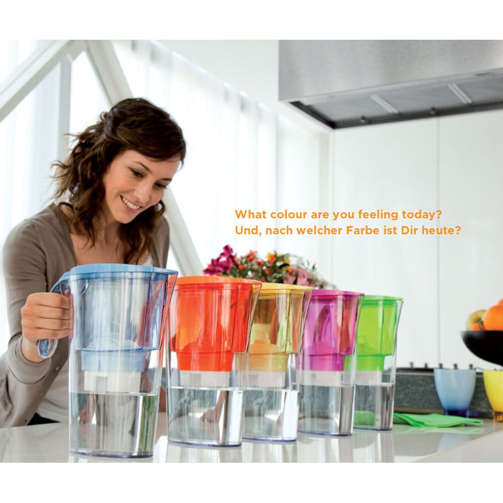 Cana filtranta LAICA Stream J31AD02, 2.3l, albastru-transparent