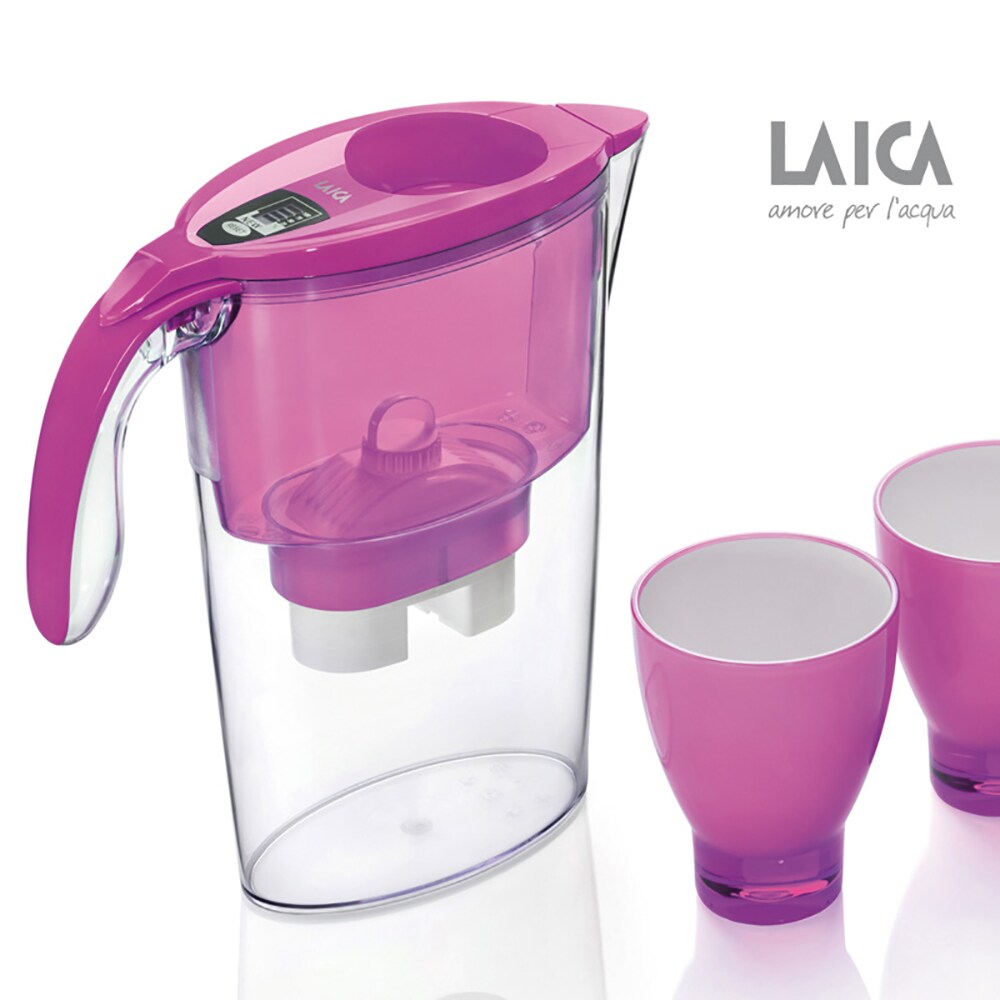 Cana filtranta LAICA Stream J31AE02, 2.3l, roz-transparent