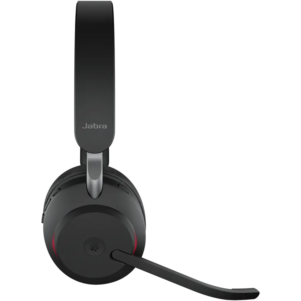Casti Wireless teleconferinta JABRA Evolve2 65, Link 390a MS Stereo, Bluetooth, USB-C, negru