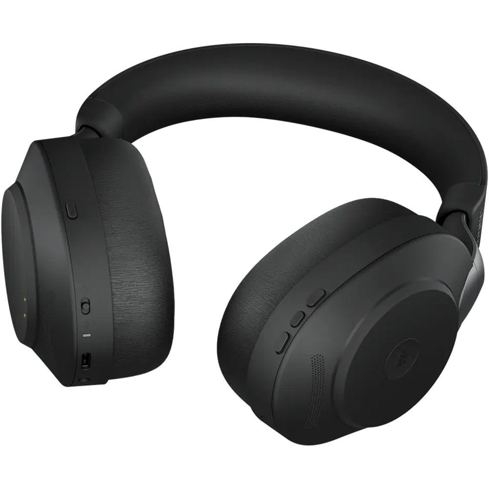 Casti Wireless teleconferinta JABRA Evolve2 85, Link 380/390a, Stereo, Noise Cancelling, Bluetooth, USB-C, negru