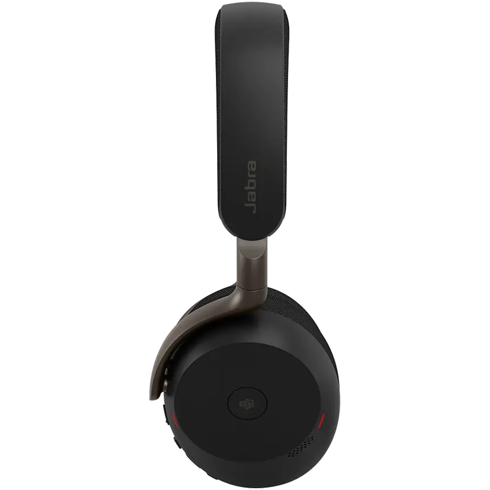 Casti Wireless teleconferinta JABRA Evolve3 75, Link 390A, Stereo, Noise Cancelling, Bluetooth, USB-C, negru