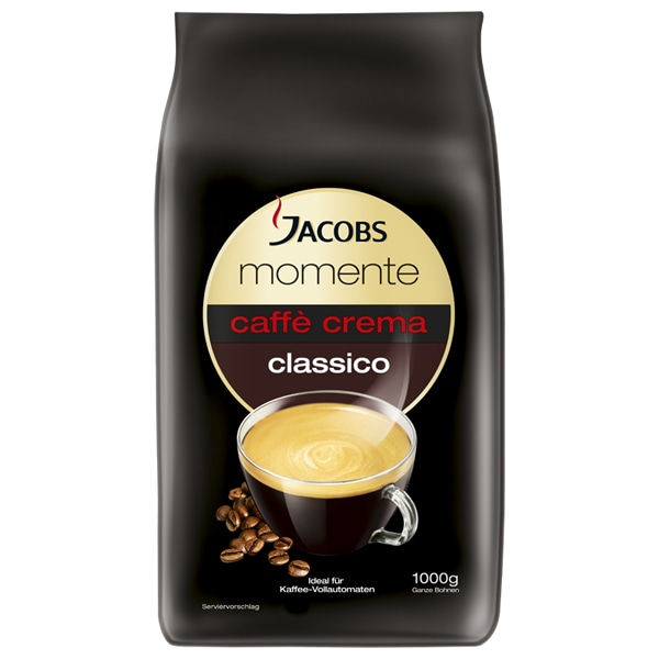Cafea boabe JACOBS Momente Caffe Crema Classico, 1000g