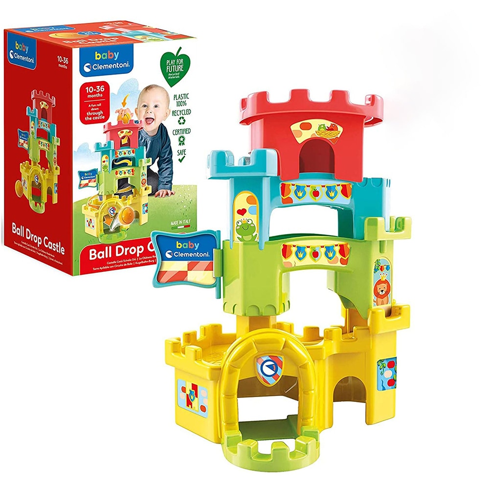 Jucarie interactiva CLEMENTONI Turn de stivuit cu bile CL17226, 10 luni+, multicolor