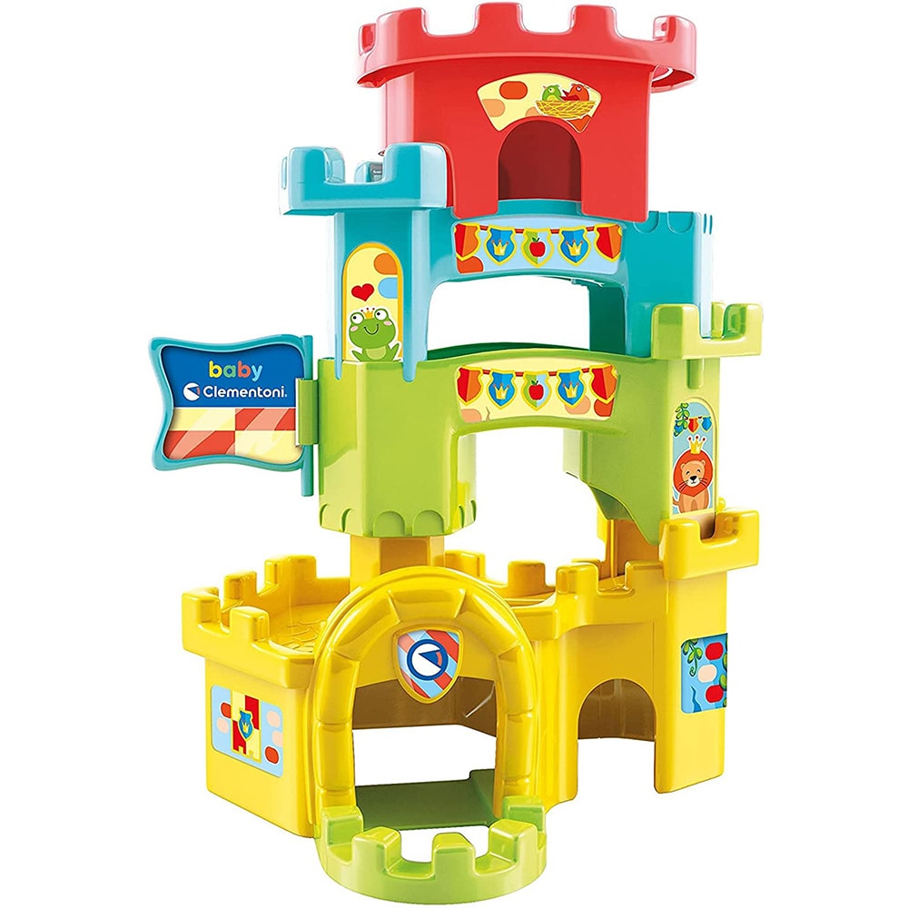Jucarie interactiva CLEMENTONI Turn de stivuit cu bile CL17226, 10 luni+, multicolor