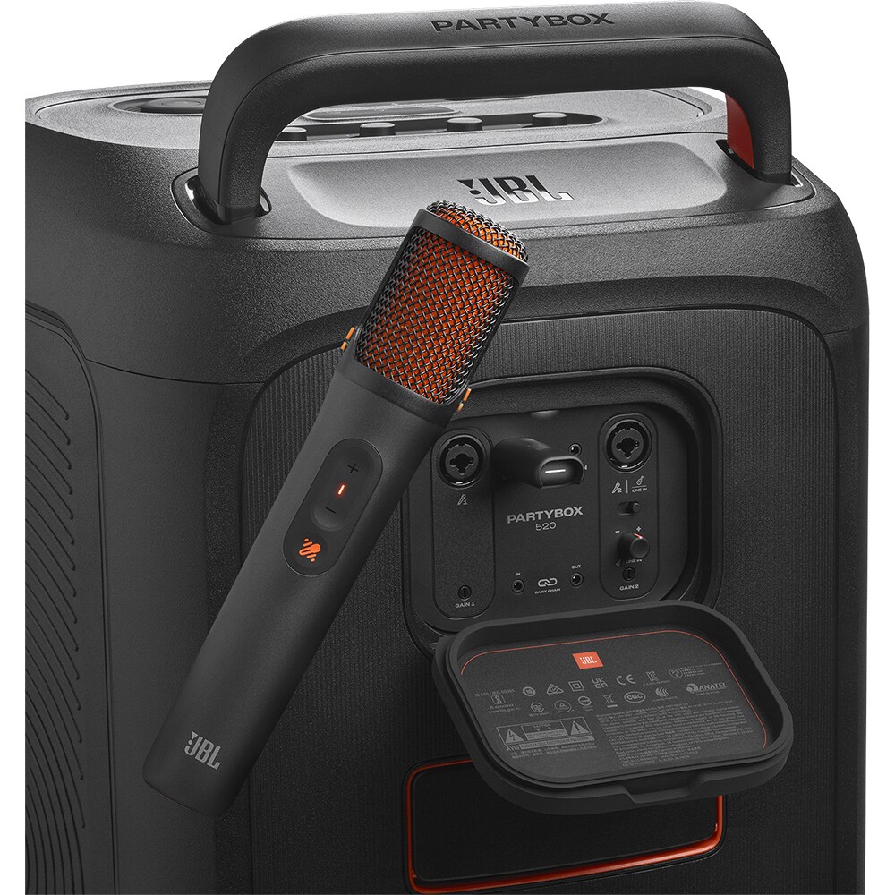 Microfoane karaoke JBL EasySing Mic, Wireless, USB Type-C, negru