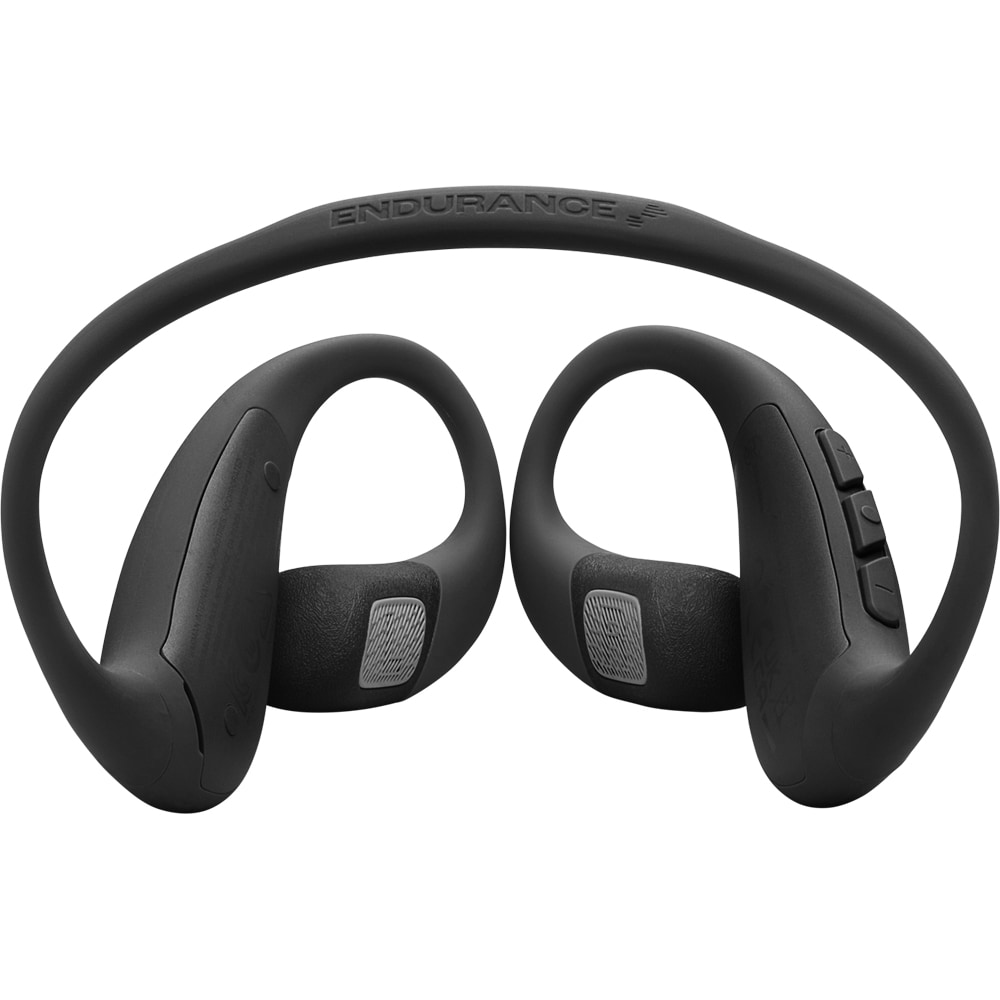 Casti JBL Endurance Pace, True wireless, Bluetooth, Open-ear, Microfon, negru