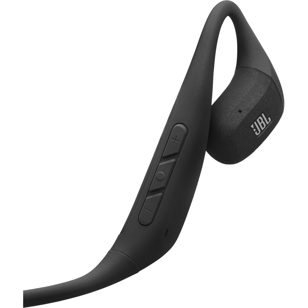 Casti JBL Endurance Pace, True wireless, Bluetooth, Open-ear, Microfon, negru