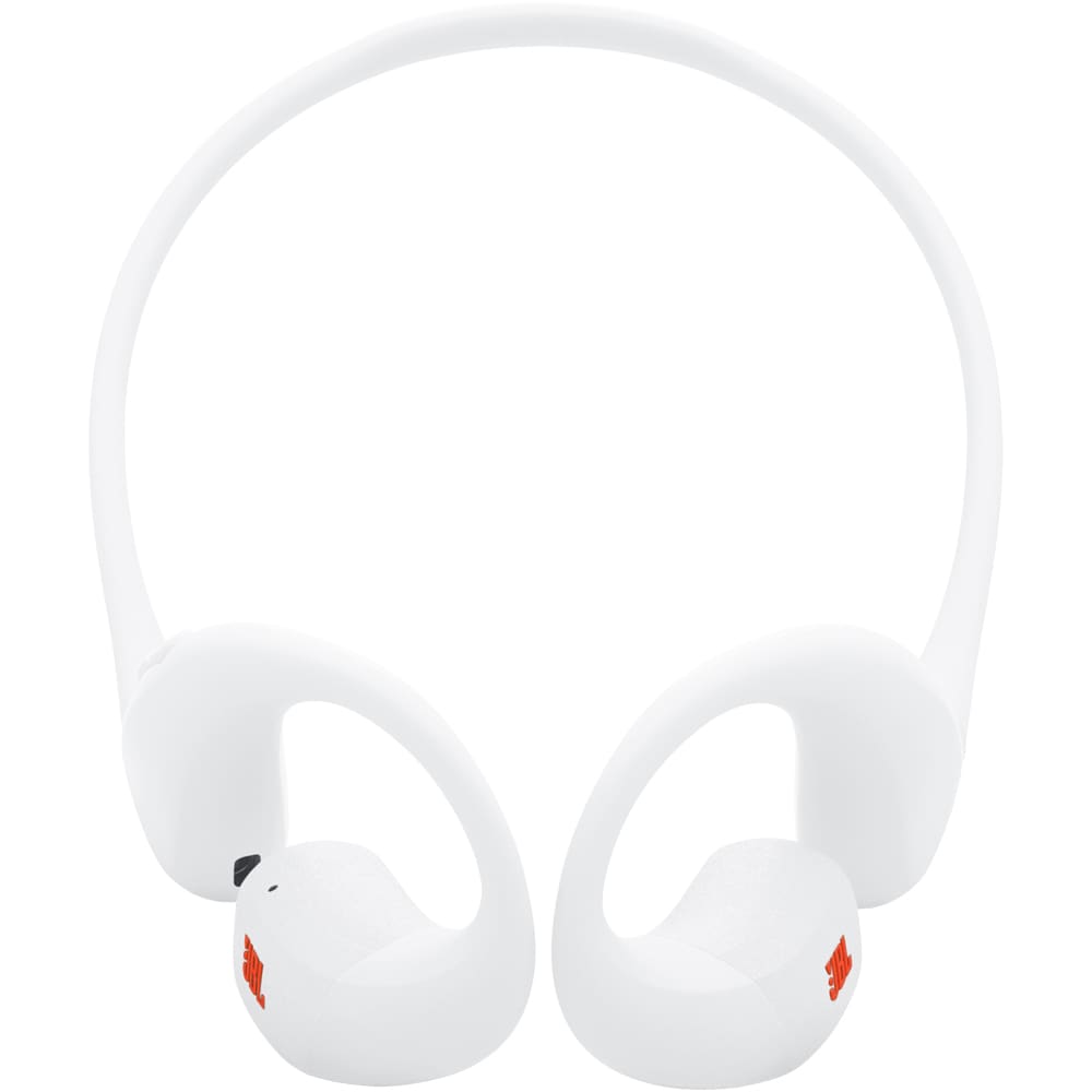 Casti JBL Endurance Pace, True wireless, Bluetooth, Open-ear, Microfon, alb