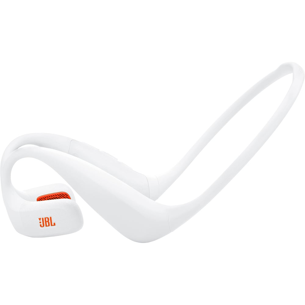 Casti JBL Endurance Pace, True wireless, Bluetooth, Open-ear, Microfon, alb