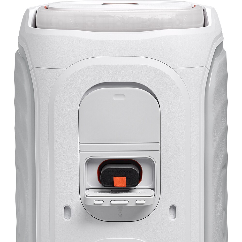 Boxa portabila JBL PartyBox 130, 200W, Bluetooth, IPX4, Auracast, alb