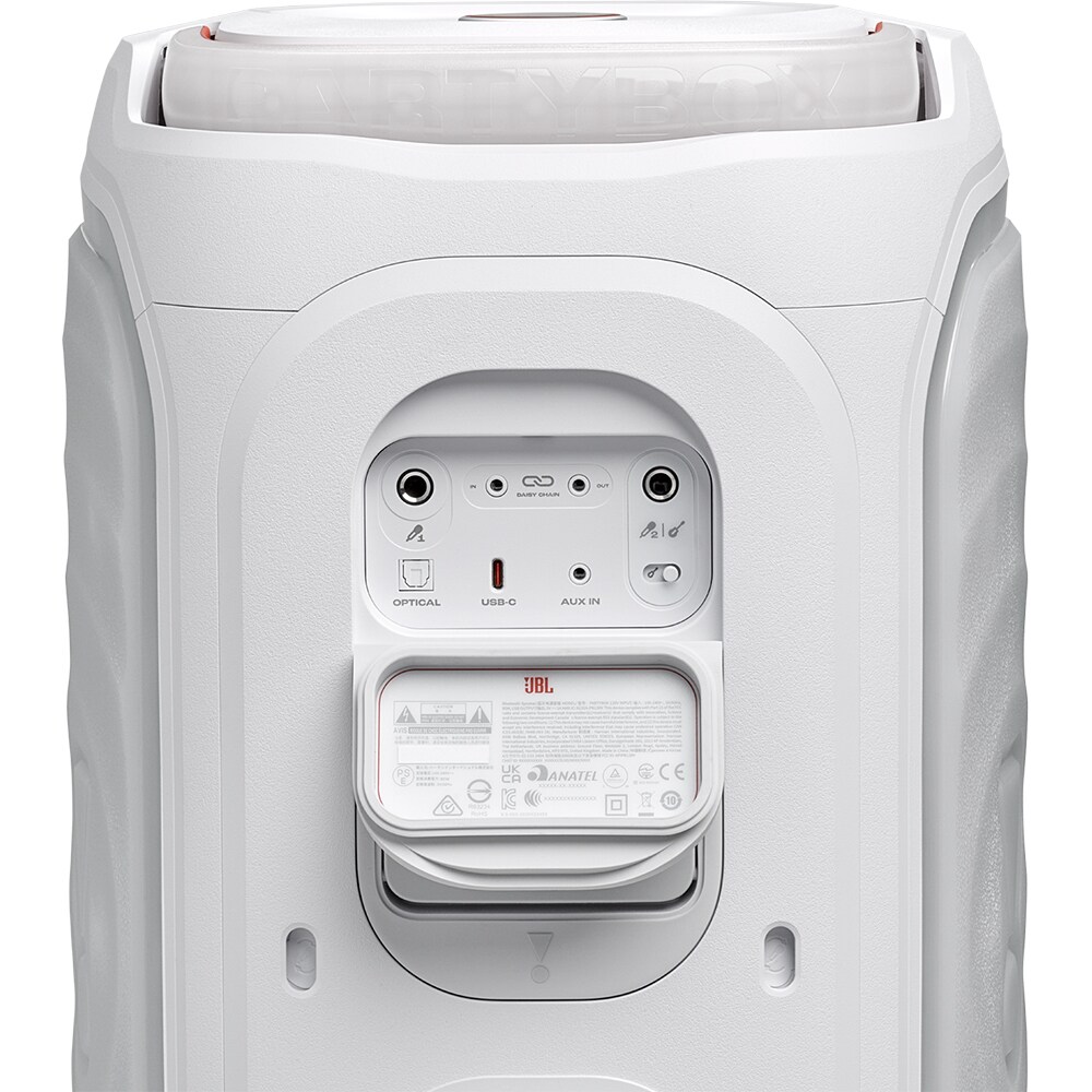 Boxa portabila JBL PartyBox 130, 200W, Bluetooth, IPX4, Auracast, alb