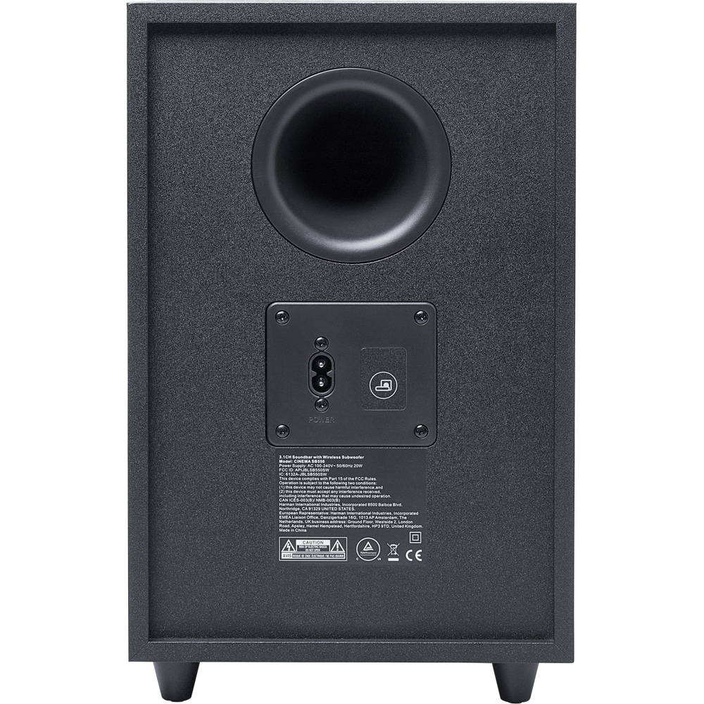 Soundbar JBL SB550, 3.1, 250W, Subwoofer Wireless, negru