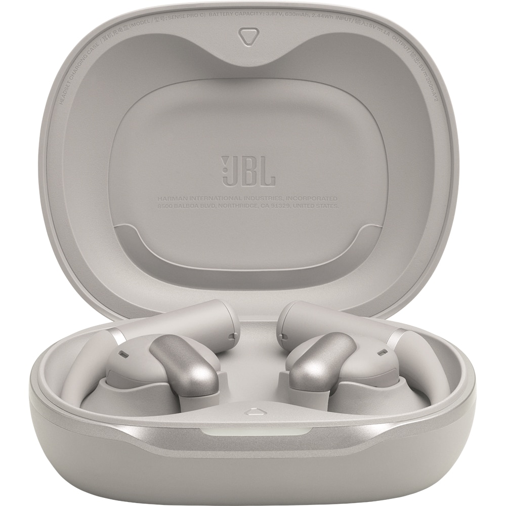 Casti JBL Sense Pro, True wireless, Bluetooth, Open-ear, Microfon, gri