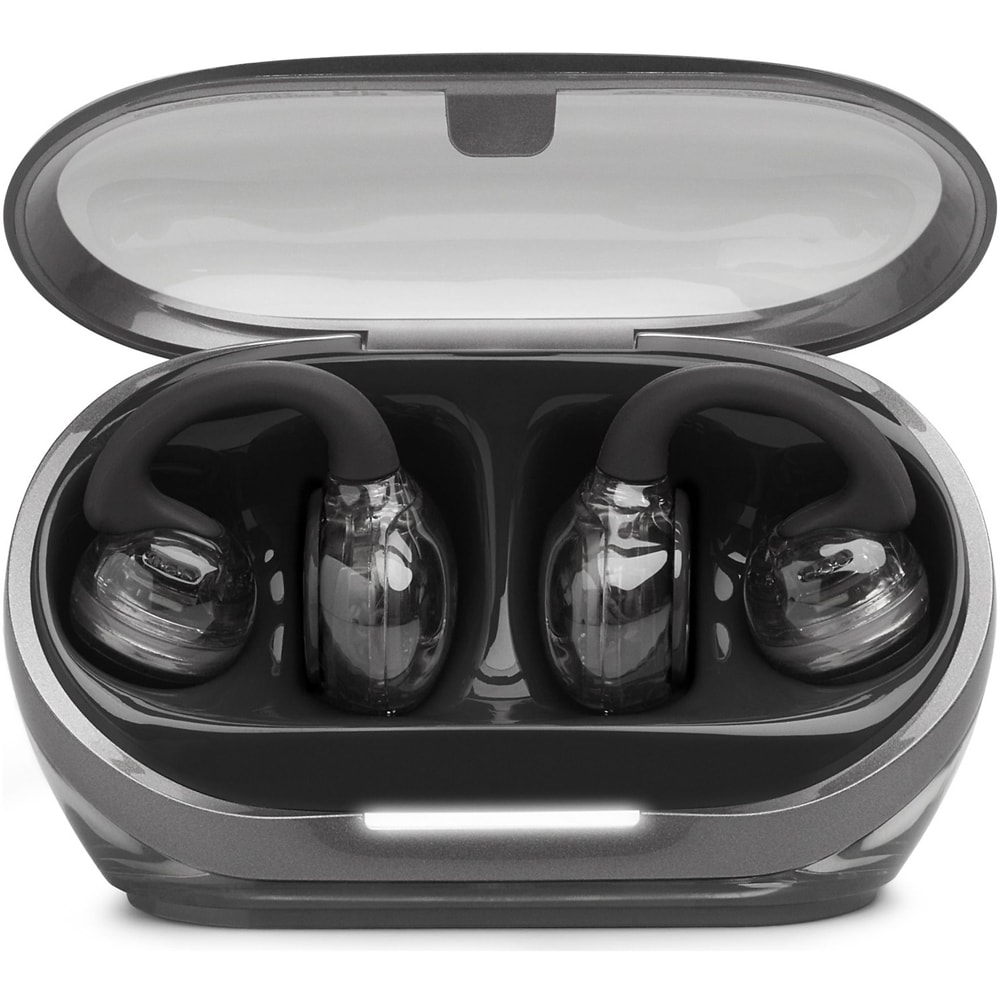 Casti JBL Soundgear Clips, True wireless, Bluetooth, Open-ear, Microfon, negru