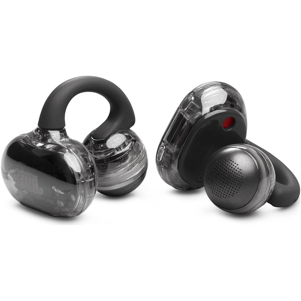 Casti JBL Soundgear Clips, True wireless, Bluetooth, Open-ear, Microfon, negru