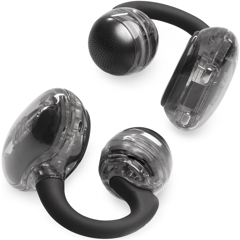 Casti JBL Soundgear Clips, True wireless, Bluetooth, Open-ear, Microfon, negru