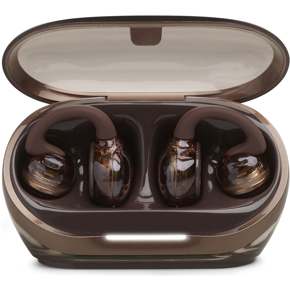 Casti JBL Soundgear Clips, True wireless, Bluetooth, Open-ear, Microfon, maro