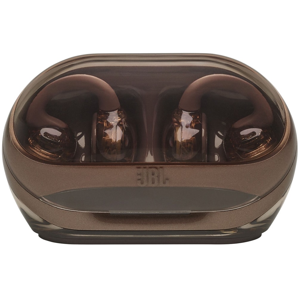 Casti JBL Soundgear Clips, True wireless, Bluetooth, Open-ear, Microfon, maro