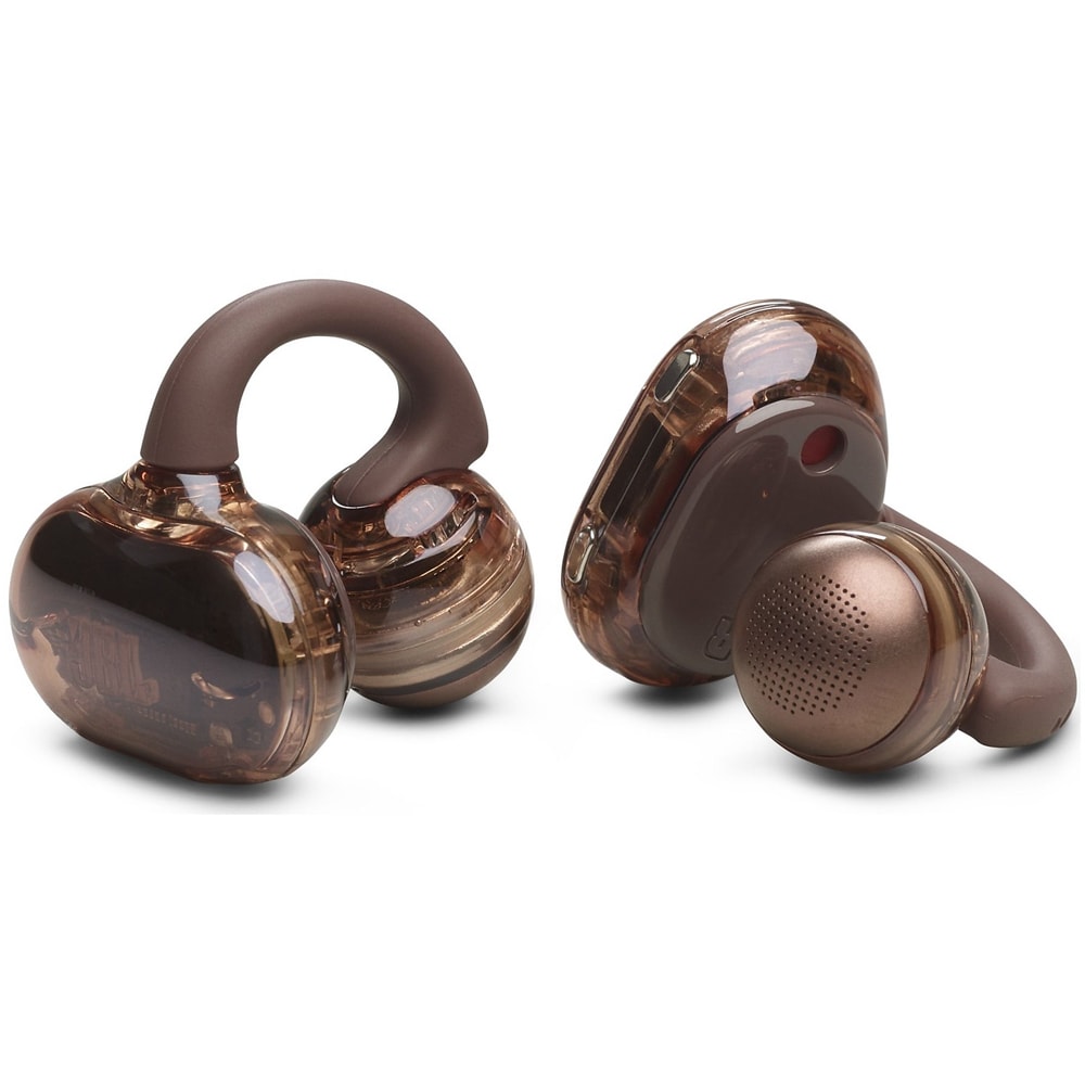 Casti JBL Soundgear Clips, True wireless, Bluetooth, Open-ear, Microfon, maro