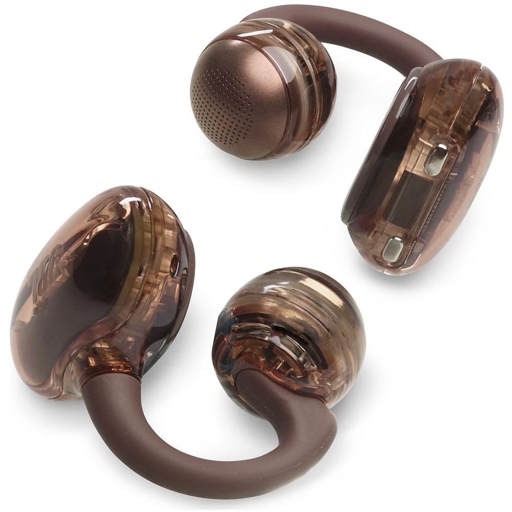 Casti JBL Soundgear Clips, True wireless, Bluetooth, Open-ear, Microfon, maro